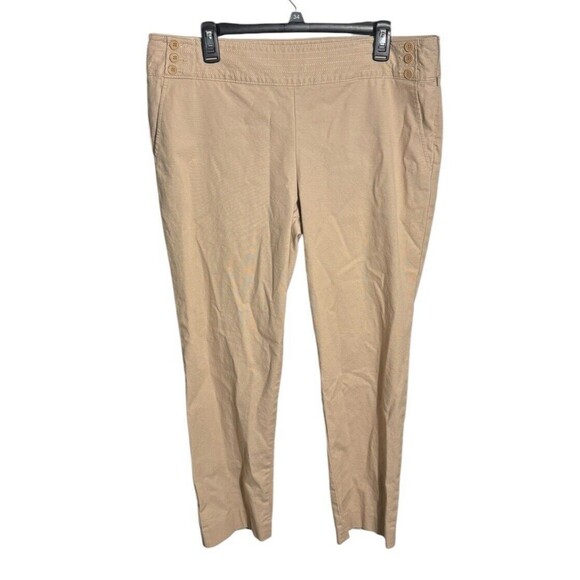 Talbots Signature Tan‎ Pants Size 14 Classic Office NWOT - Picture 1 of 5